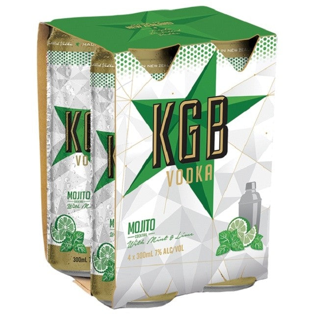 Kgb Mojito 4pk 250ml Cans