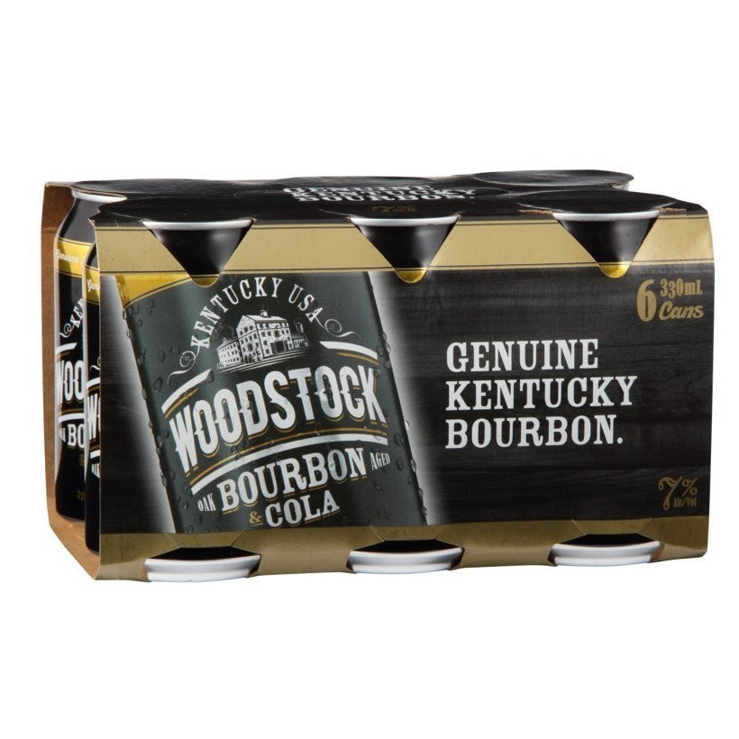 Woodstock 7% 6pk 330ml Cans