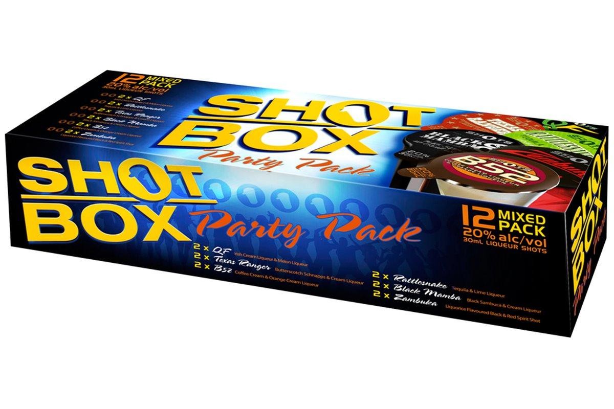 Party Pack Shot Box 12pk – Thirsty Liquor Papakura